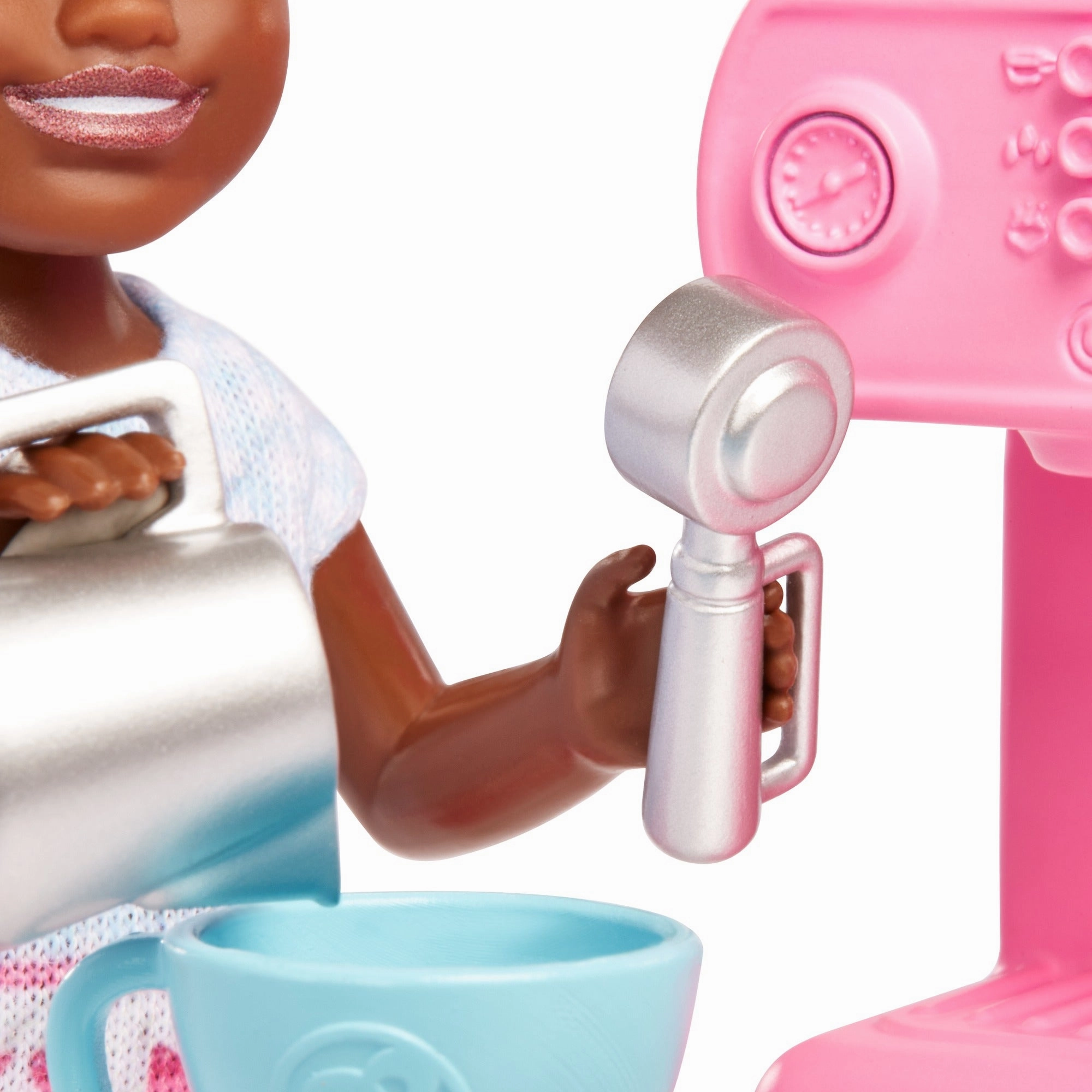 Barbie Chelsea Doll and Accessories Barista Set for Kids Ages 3 