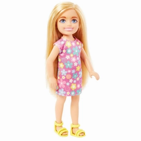 Barbie Club Chelsea Doll Flower & Smiley Face Print Dress