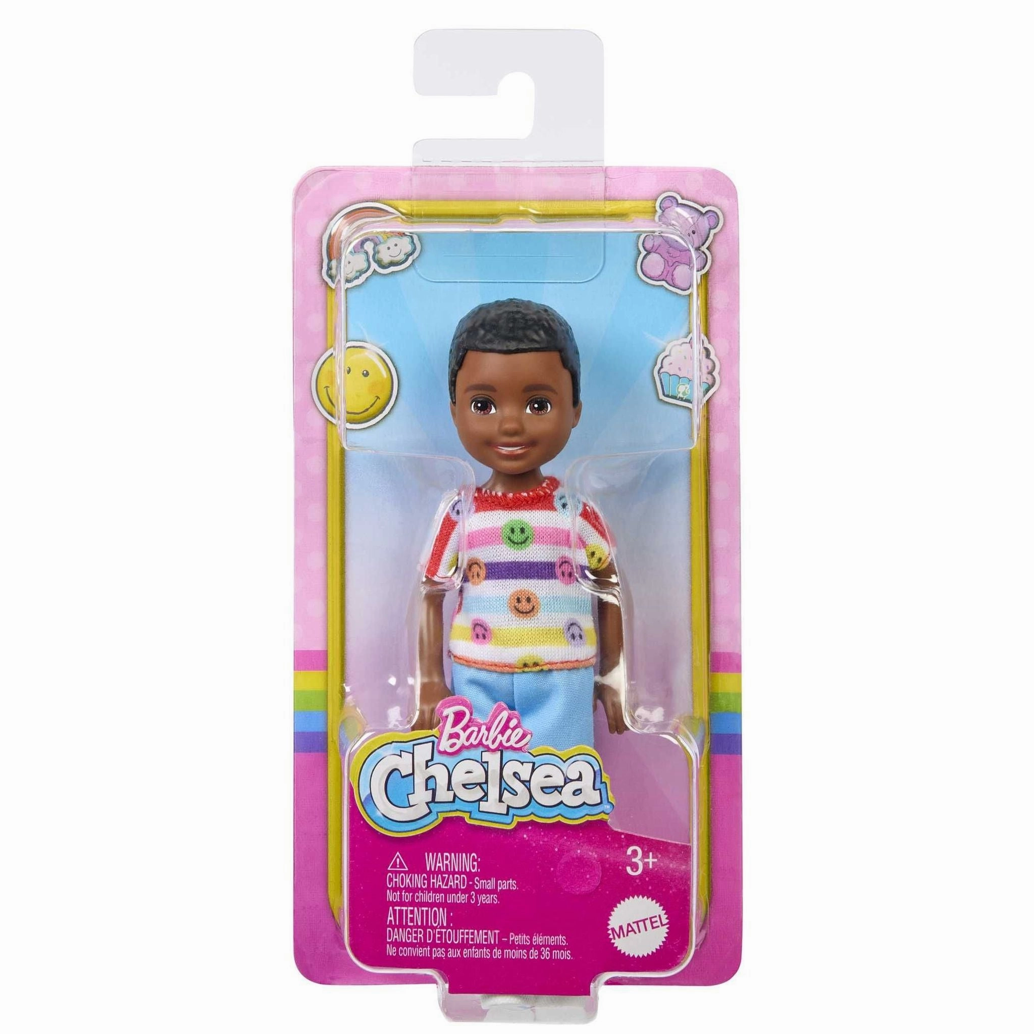 Barbie Club Chelsea Doll Smiley Face Shirt