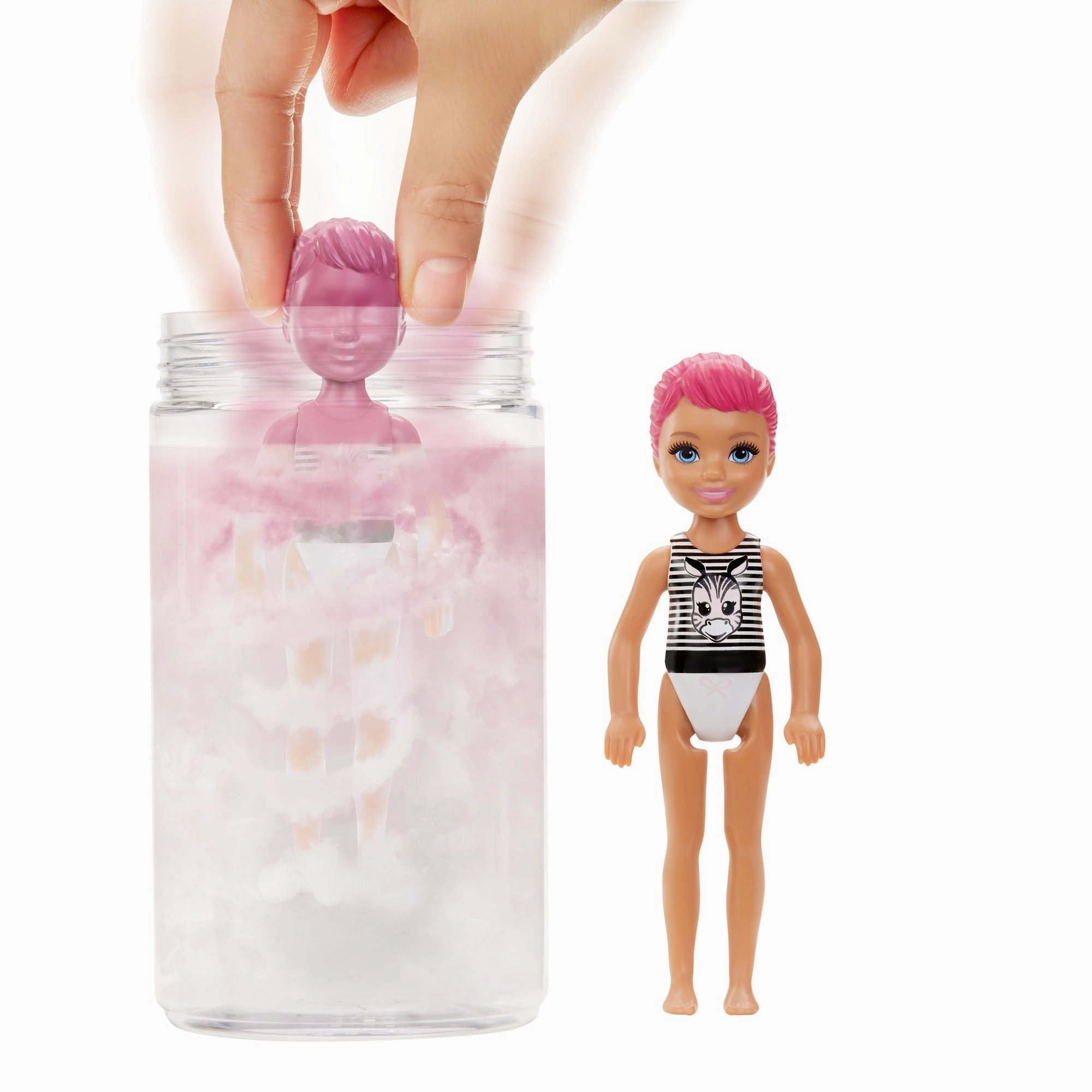 Barbie Colour Reveal Doll Chelsea Colour Block Series