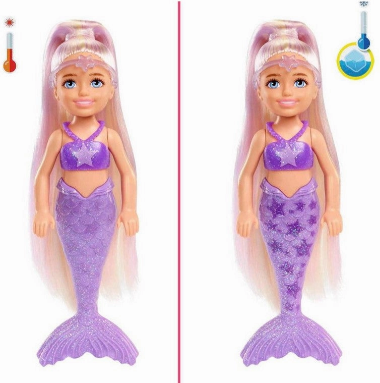 Barbie Colour Reveal Doll Chelsea Mermaid Series