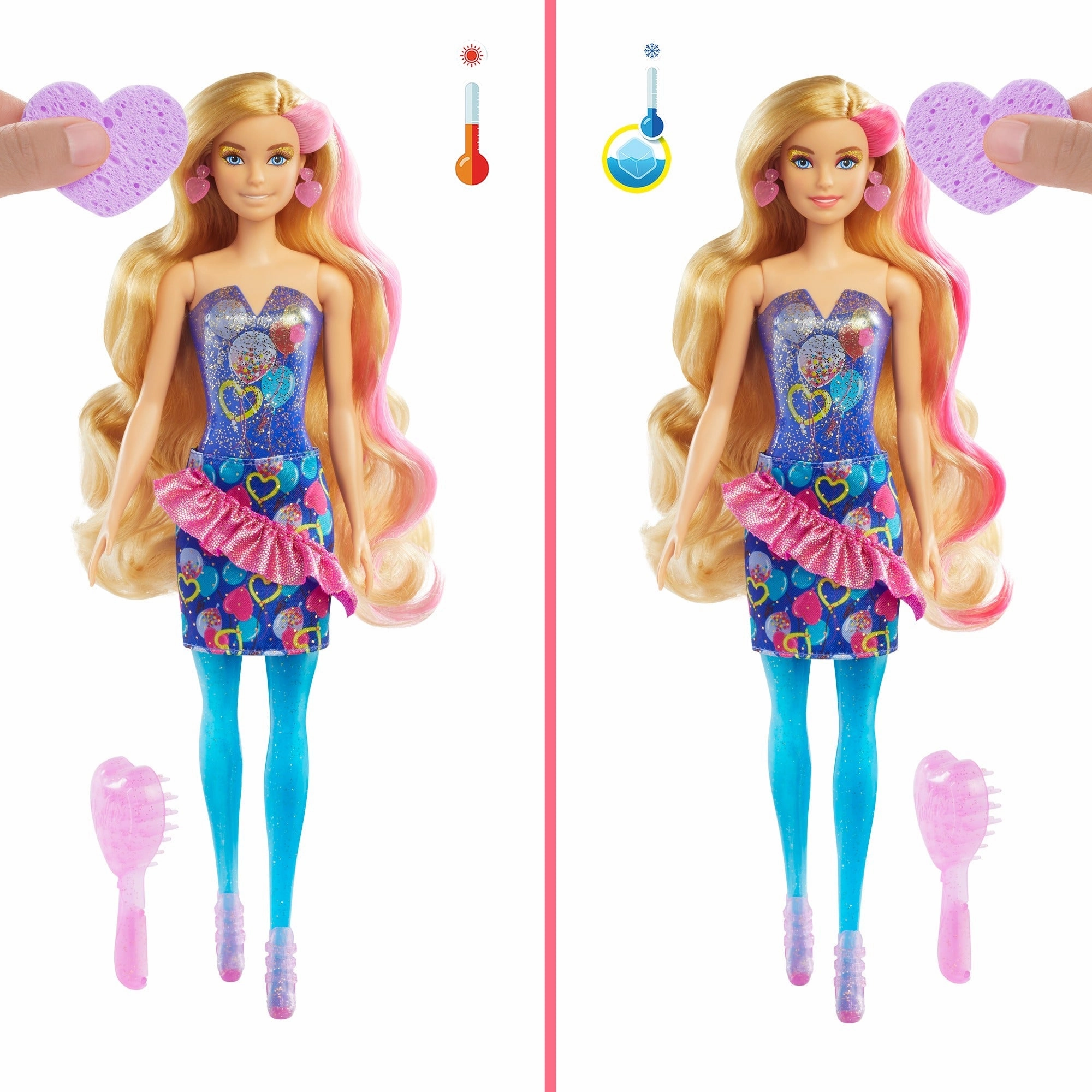 Barbie Colour Reveal Doll Hot Pink Tube