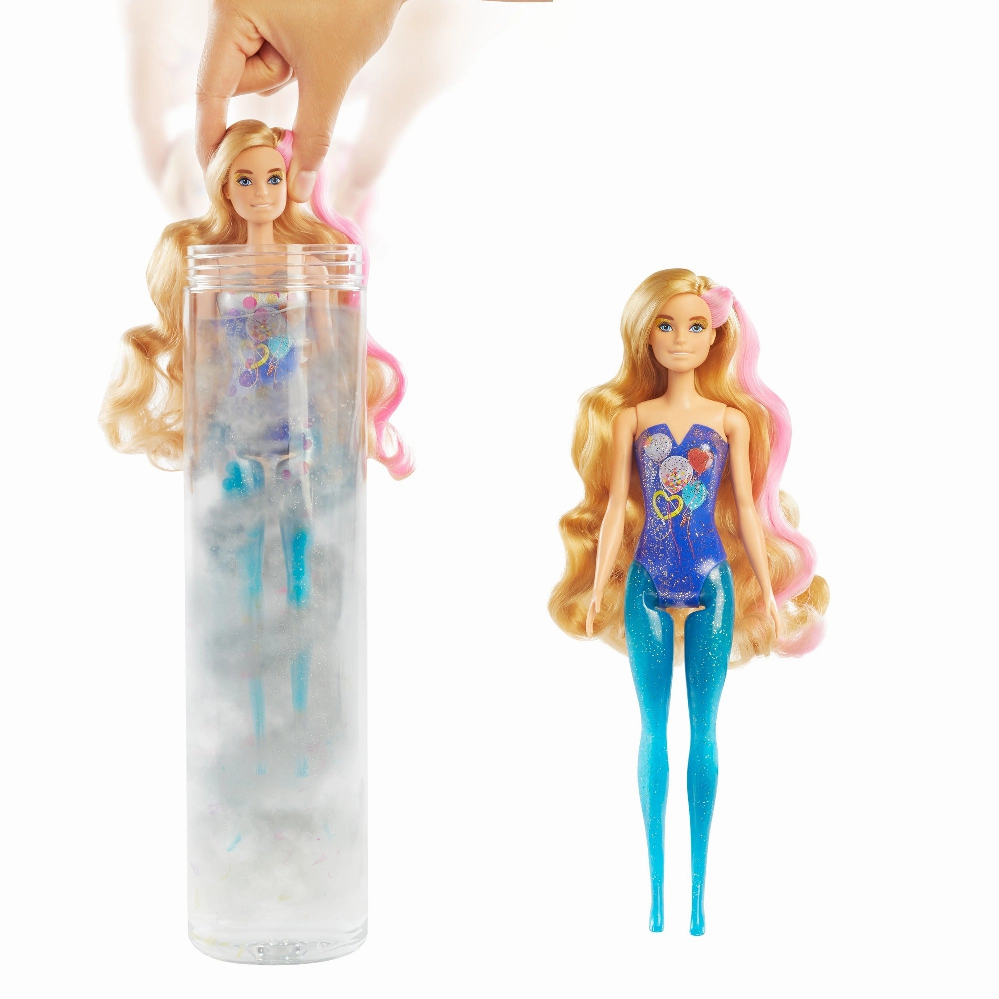 Barbie Colour Reveal Doll Hot Pink Tube