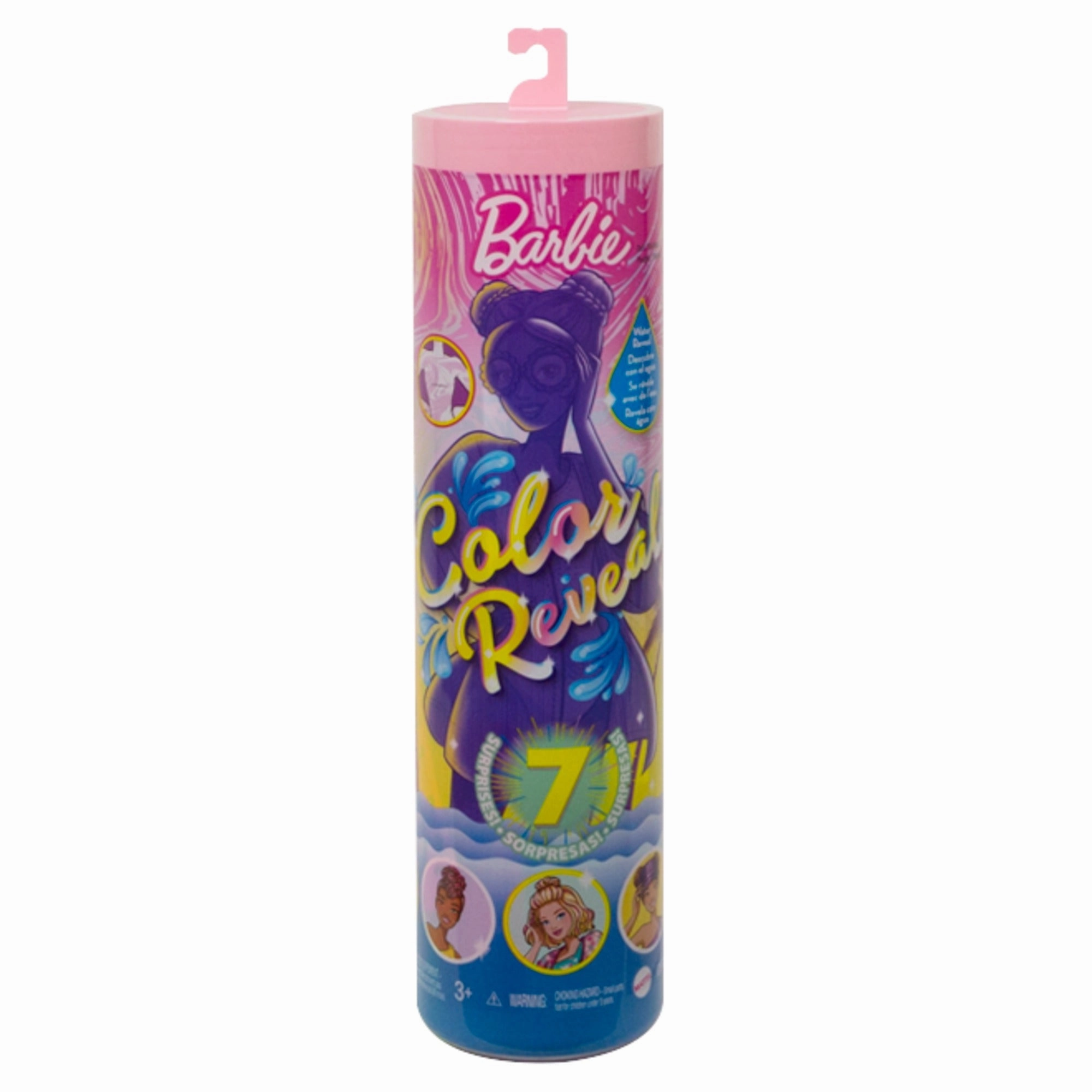 Barbie Colour Reveal Doll Pale Pink Tube