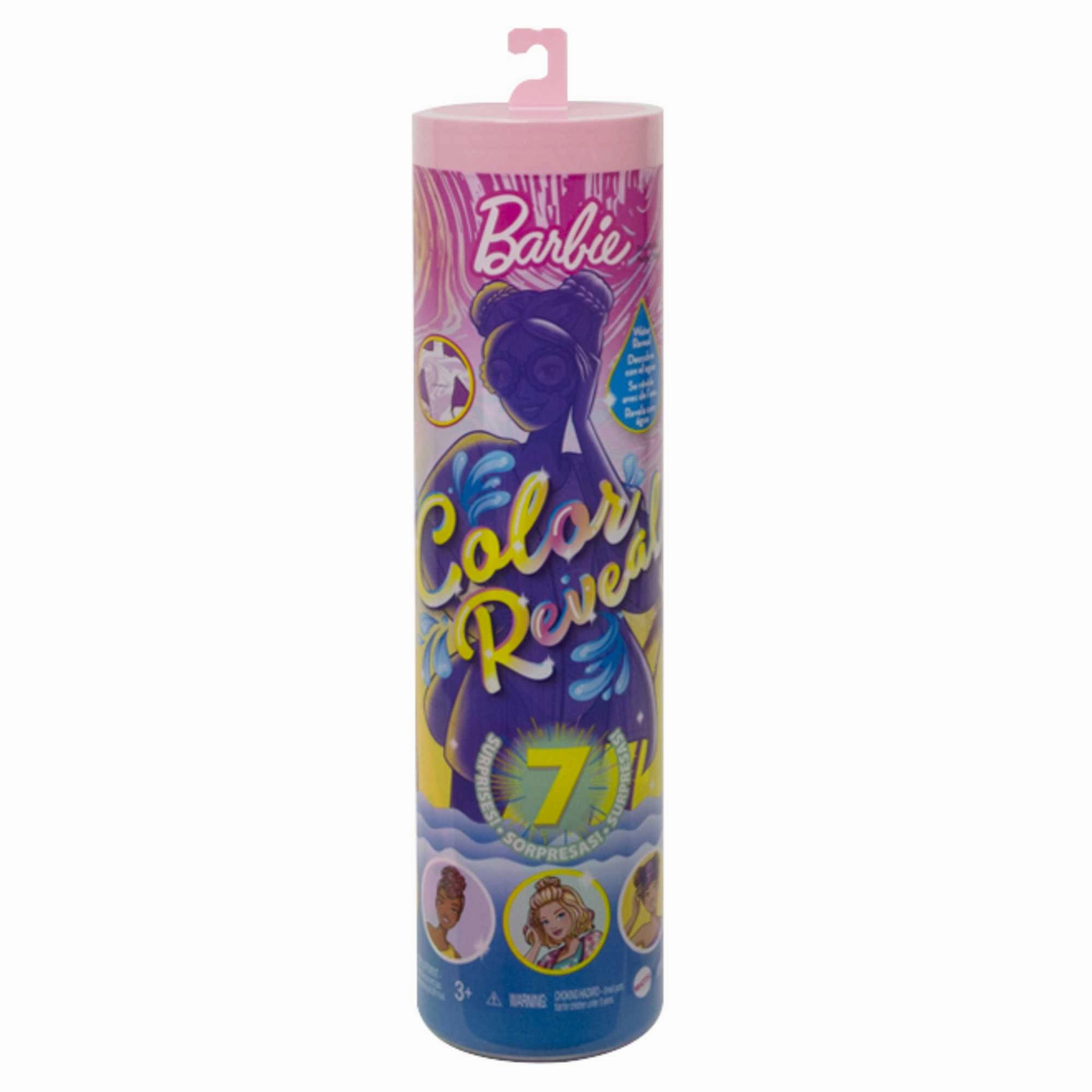 Barbie Colour Reveal Doll Pale Pink Tube