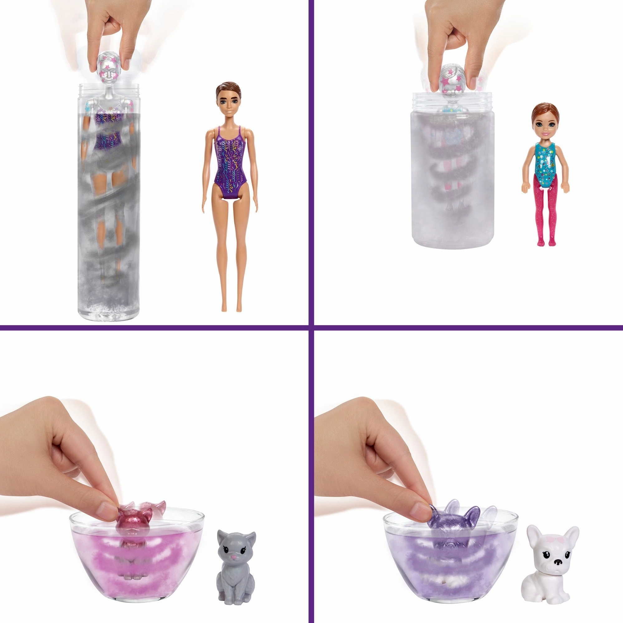 Barbie Colour Reveal Surprise Party Dolls And Accessories