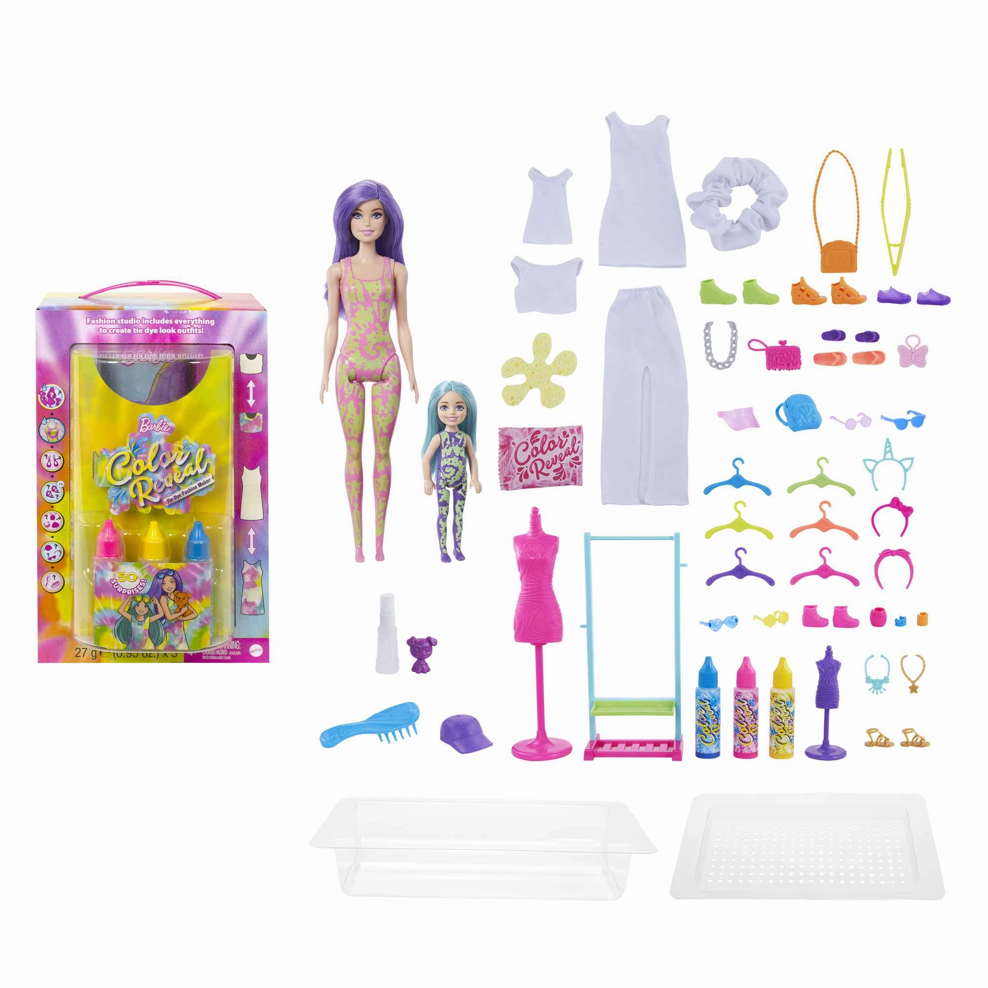 Barbie Colour Reveal Tye Dye Fashion Maker