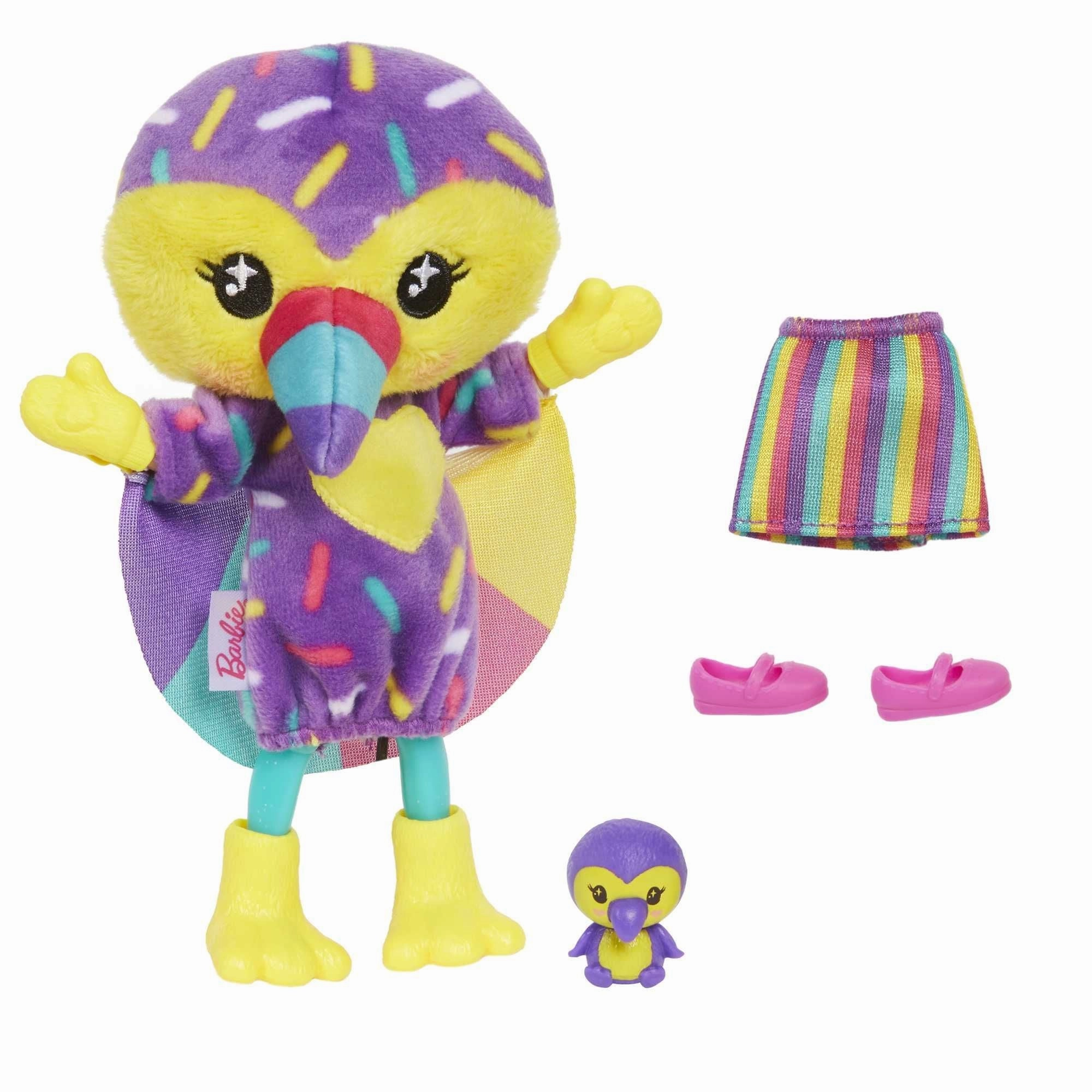 Barbie Cutie Reveal Jungle Series Chelsea Toucan Doll