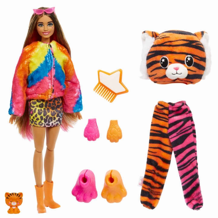 Barbie Cutie Reveal Jungle Series Tiger Doll