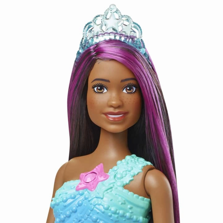 Barbie Dreamtopia Twinkle Lights Mermaid Doll Pink & Brown Hair