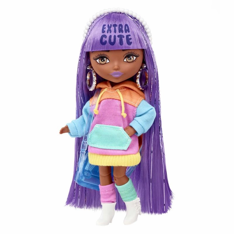 Barbie Extra Minis Doll Colour Block Hoodie