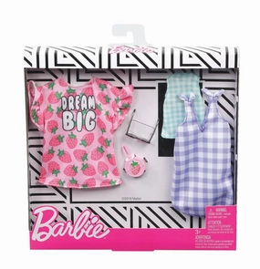 Barbie Fashion 2 Pack Dream Big Strawberry Shirt & Dress