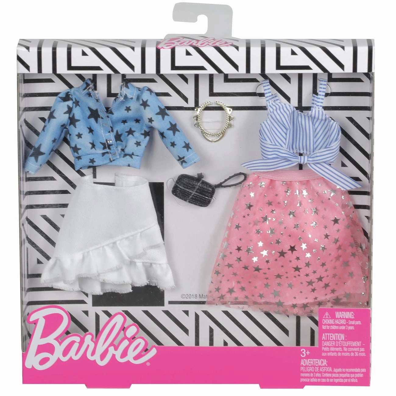 Barbie Fashion 2 Pack Stars & Denim Outfit