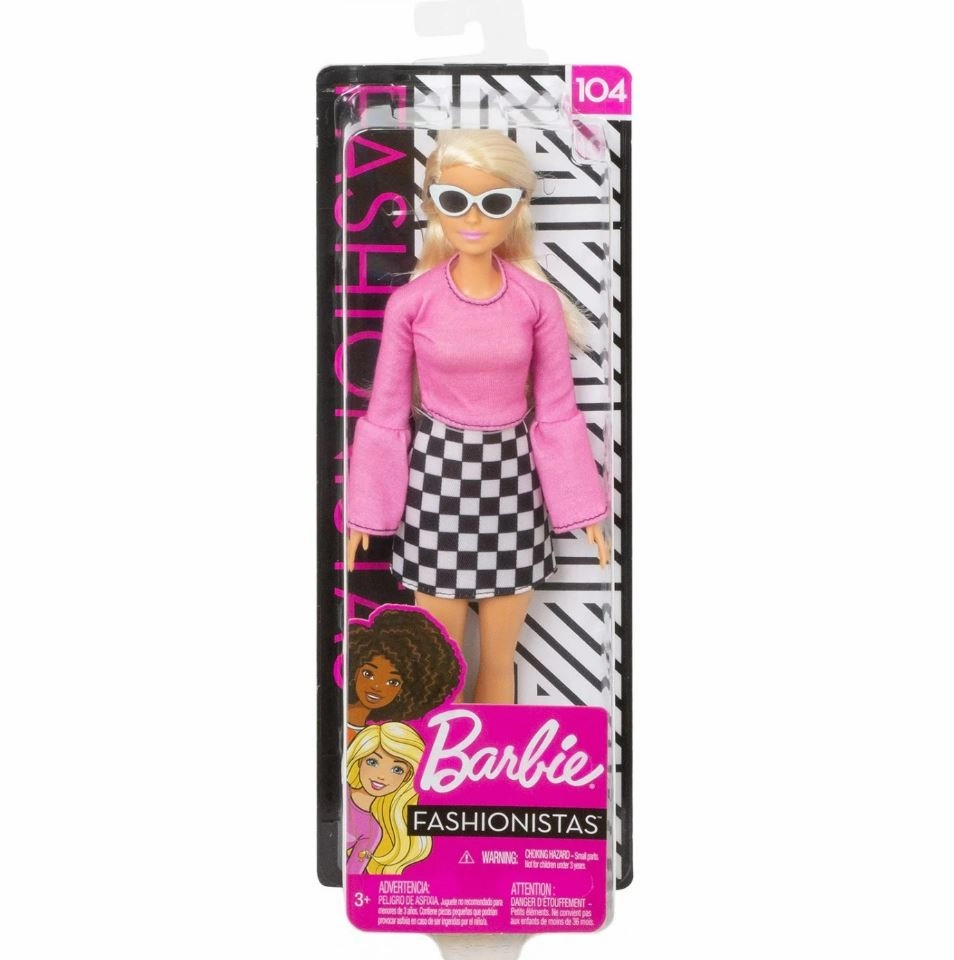 Barbie Fashionista Doll - 104 Checkered Skirt