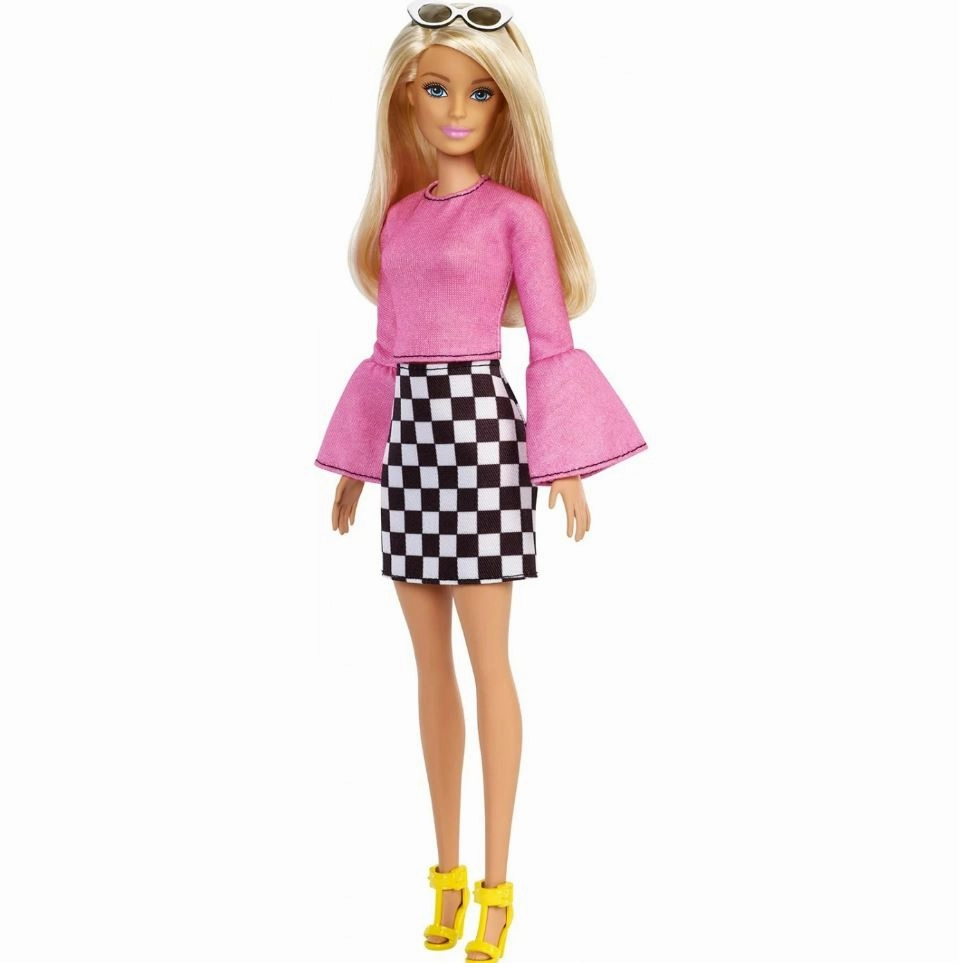 Barbie Fashionista Doll - 104 Checkered Skirt