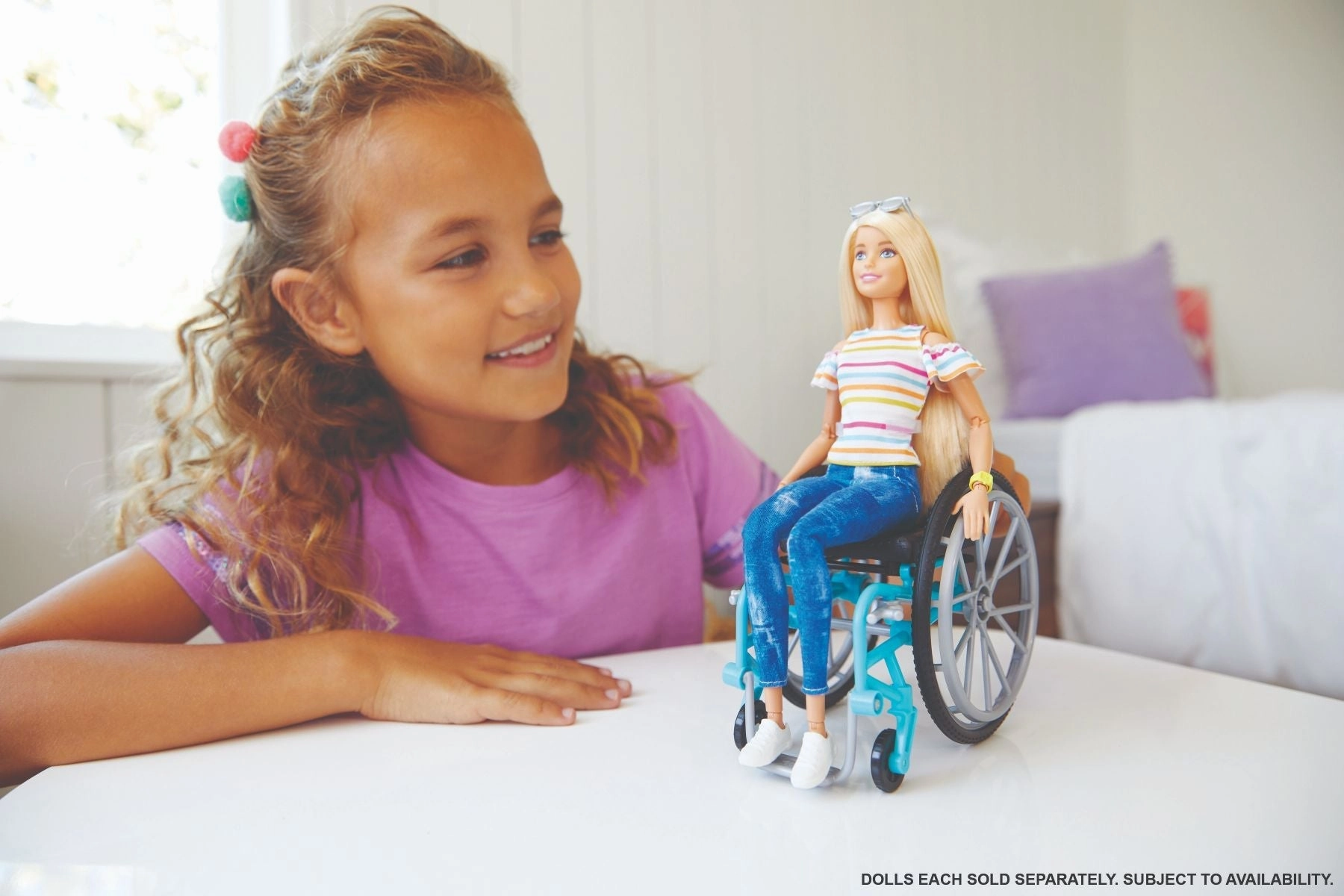 Barbie Fashionista Doll - 132 Blonde With Wheelchair And Ramp
