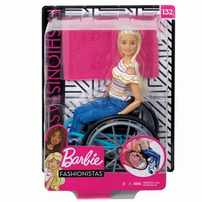 Barbie Fashionista Doll - 132 Blonde With Wheelchair And Ramp