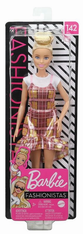 Barbie Fashionista Doll - 142 Plaid Dress
