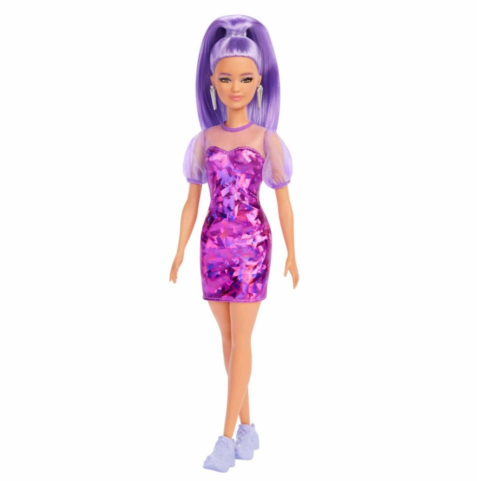 Barbie Fashionista Doll - 178 Purple Monochrome Dress