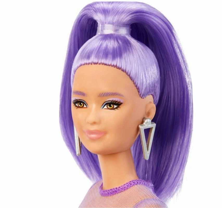 Barbie Fashionista Doll - 178 Purple Monochrome Dress