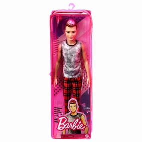 Barbie Fashionista Ken Doll - 176 Flannel Pants Muscle Tee