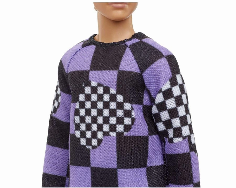 Barbie Fashionista Ken Doll - 191 Checkered Sweater