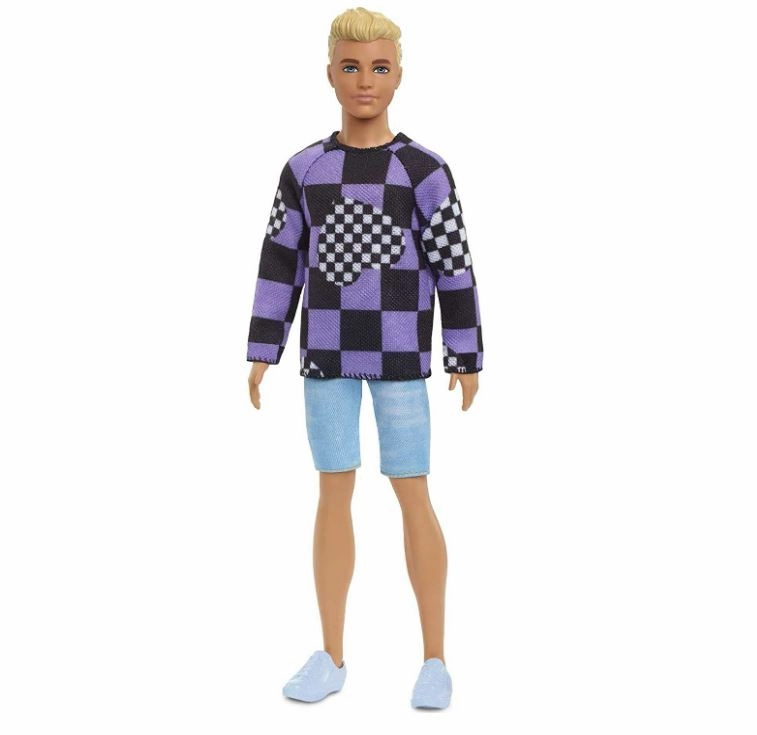 Barbie Fashionista Ken Doll - 191 Checkered Sweater