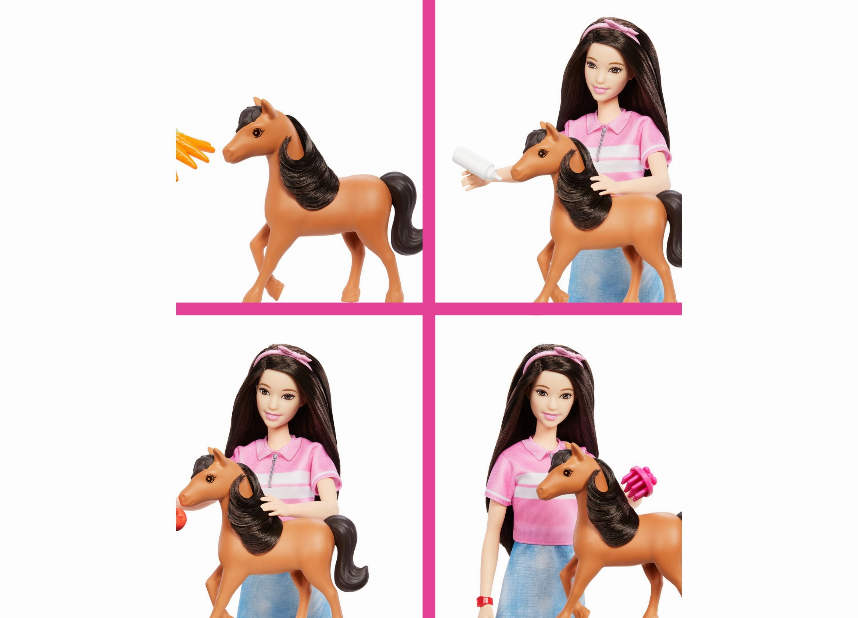 Barbie Mysteries: Renee and The Great Horse Chase Stable Playset