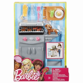 Barbie Outdoor Accessory Set Bbq Grill