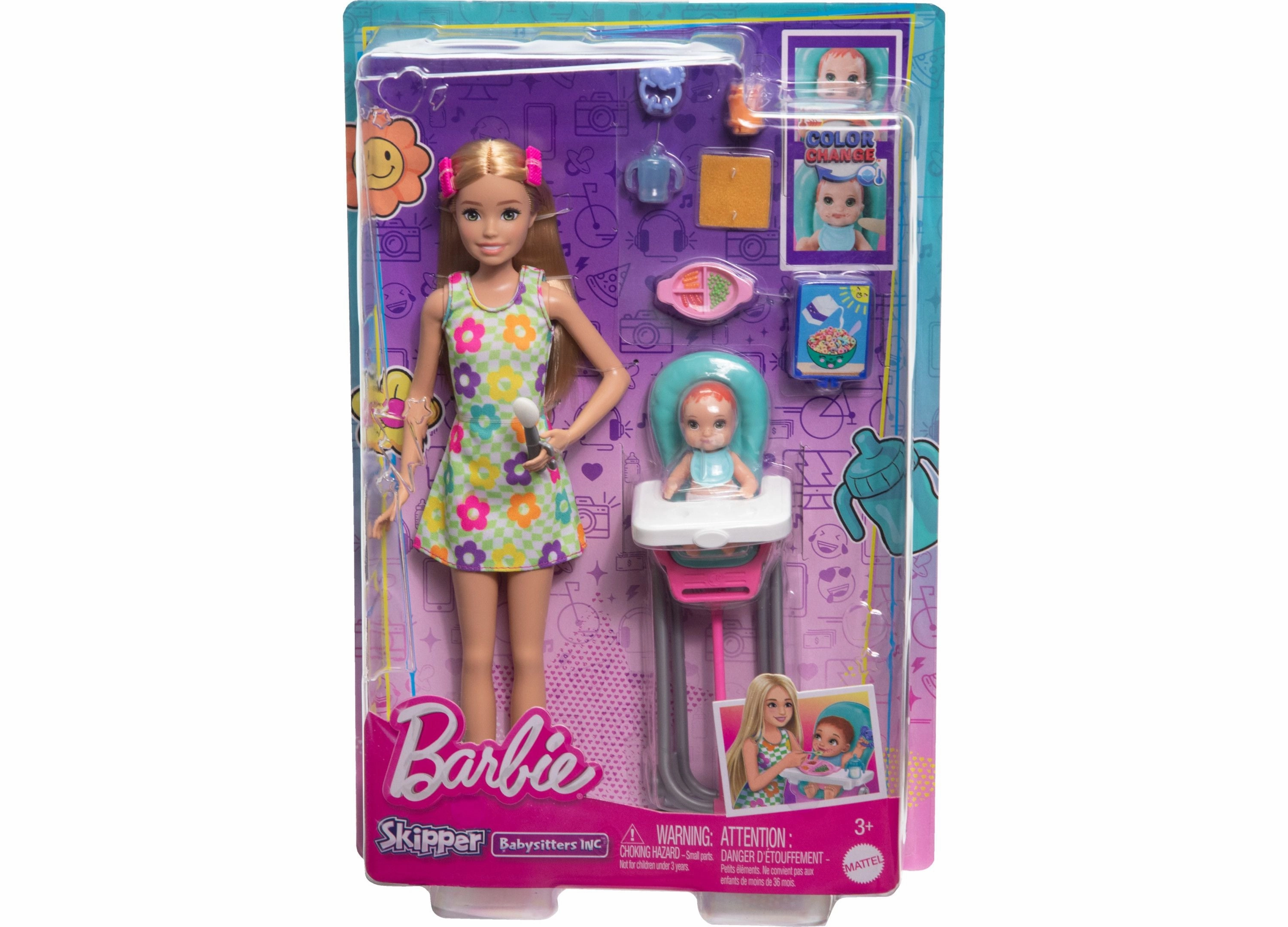 Barbie Skipper Babysitters Inc. Play Set - Blonde Hair