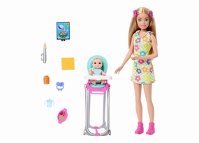 Barbie Skipper Babysitters Inc. Play Set - Blonde Hair