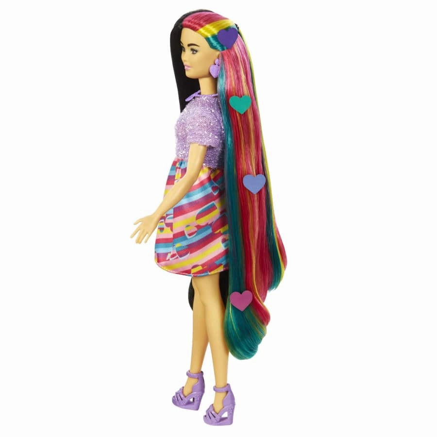 Barbie Totally Hair Doll Heart Themed