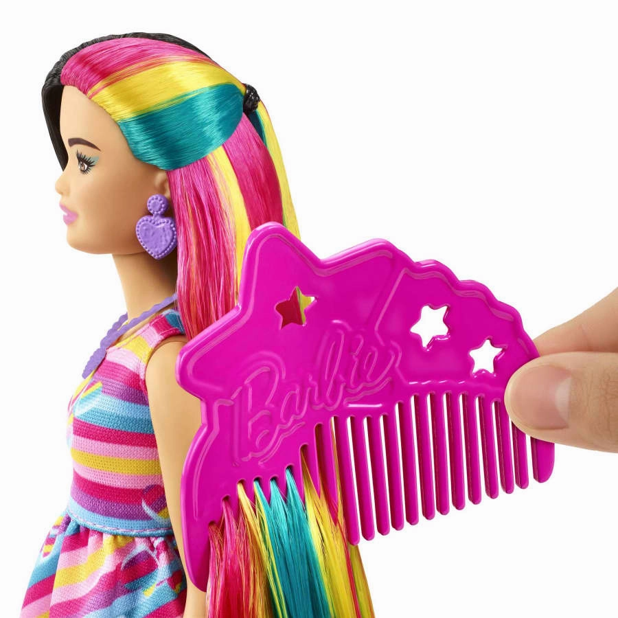 Barbie Totally Hair Doll Heart Themed