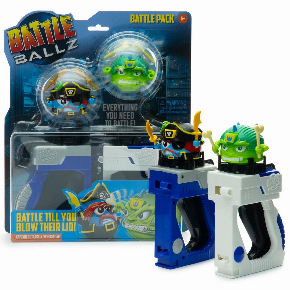 Battle Ballz: Battle Pack - Velociroar & Captain Cutlass Showdown