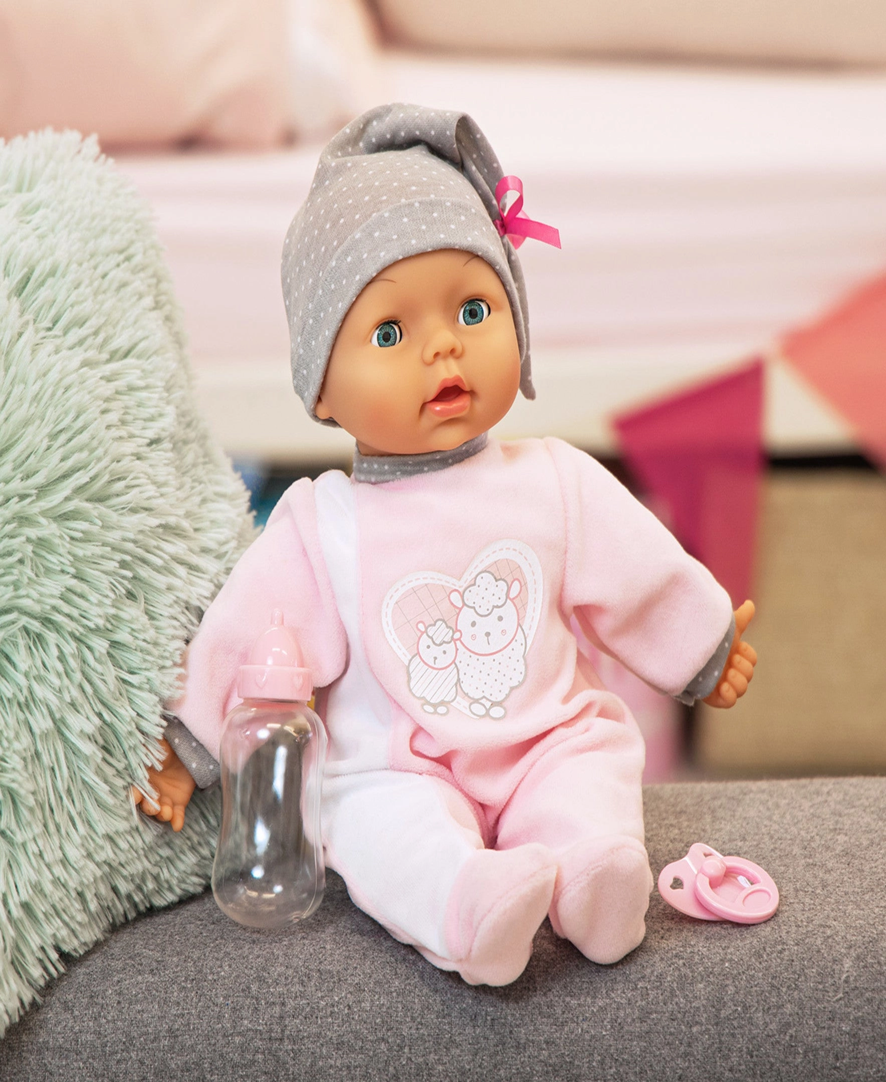 Bayer Design My Piccolina 15" Interactive Baby Doll - Sleepy Eyes