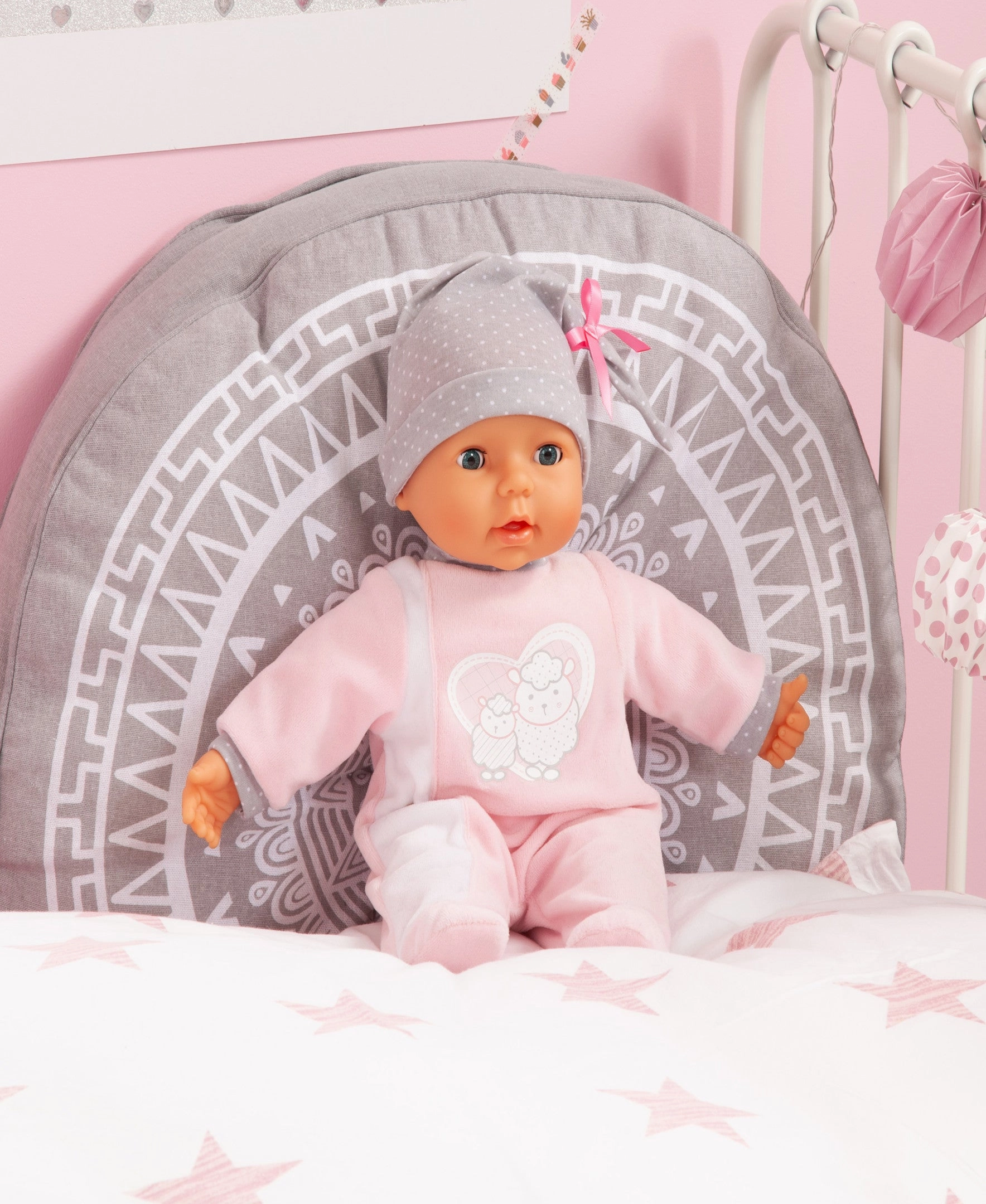 Bayer Design My Piccolina 15" Interactive Baby Doll - Sleepy Eyes