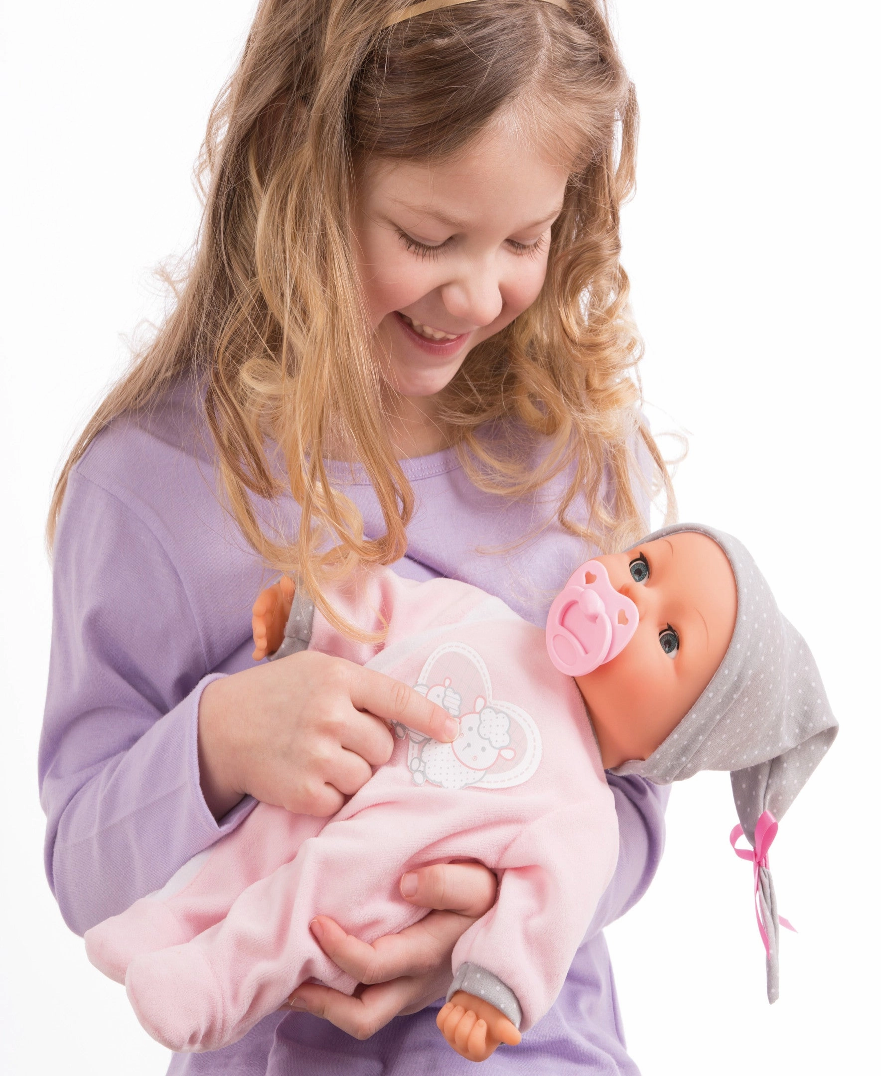 Bayer Design My Piccolina 15" Interactive Baby Doll - Sleepy Eyes