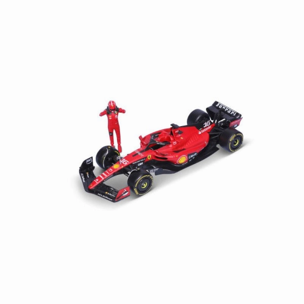 Bburago 1:24 F1 Ferrari Sf-23 (#16 (Charles LecleRC) - With Driver Figure