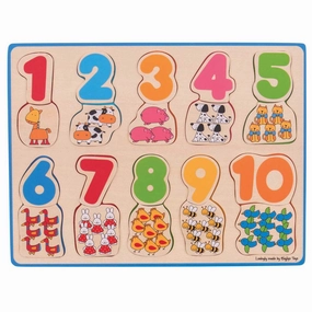 Big Jigs Number & Colour Matching Puzzle