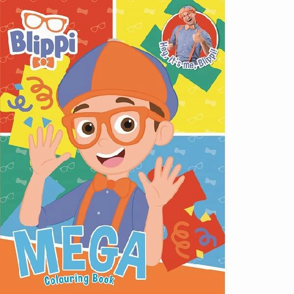 Blippi MEGA Colouring Book