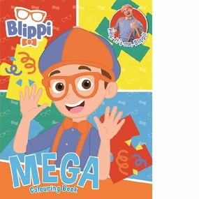 Blippi MEGA Colouring Book