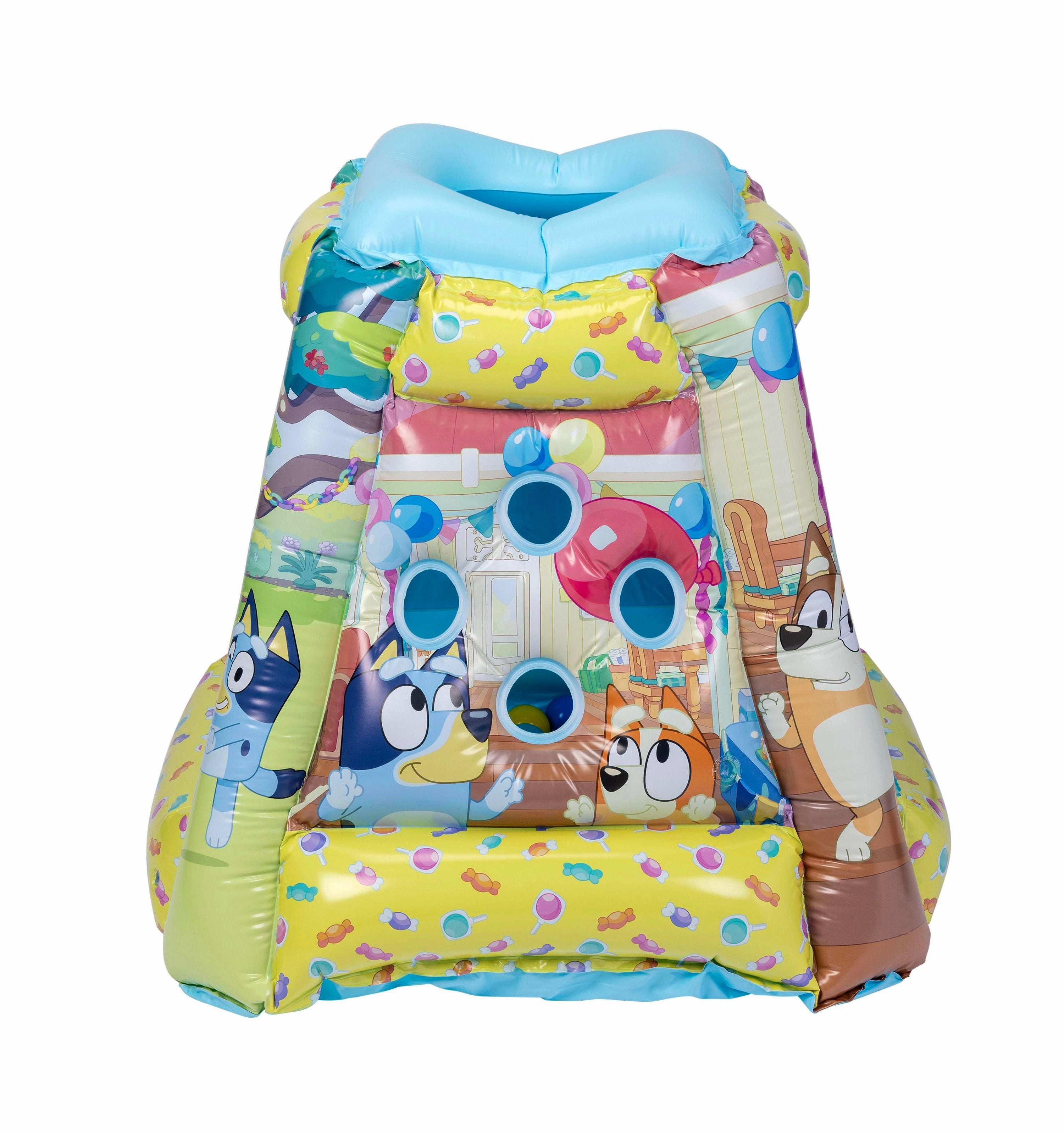Bluey Ball Pit 20 Ball Playland with Colorful Character Graphics