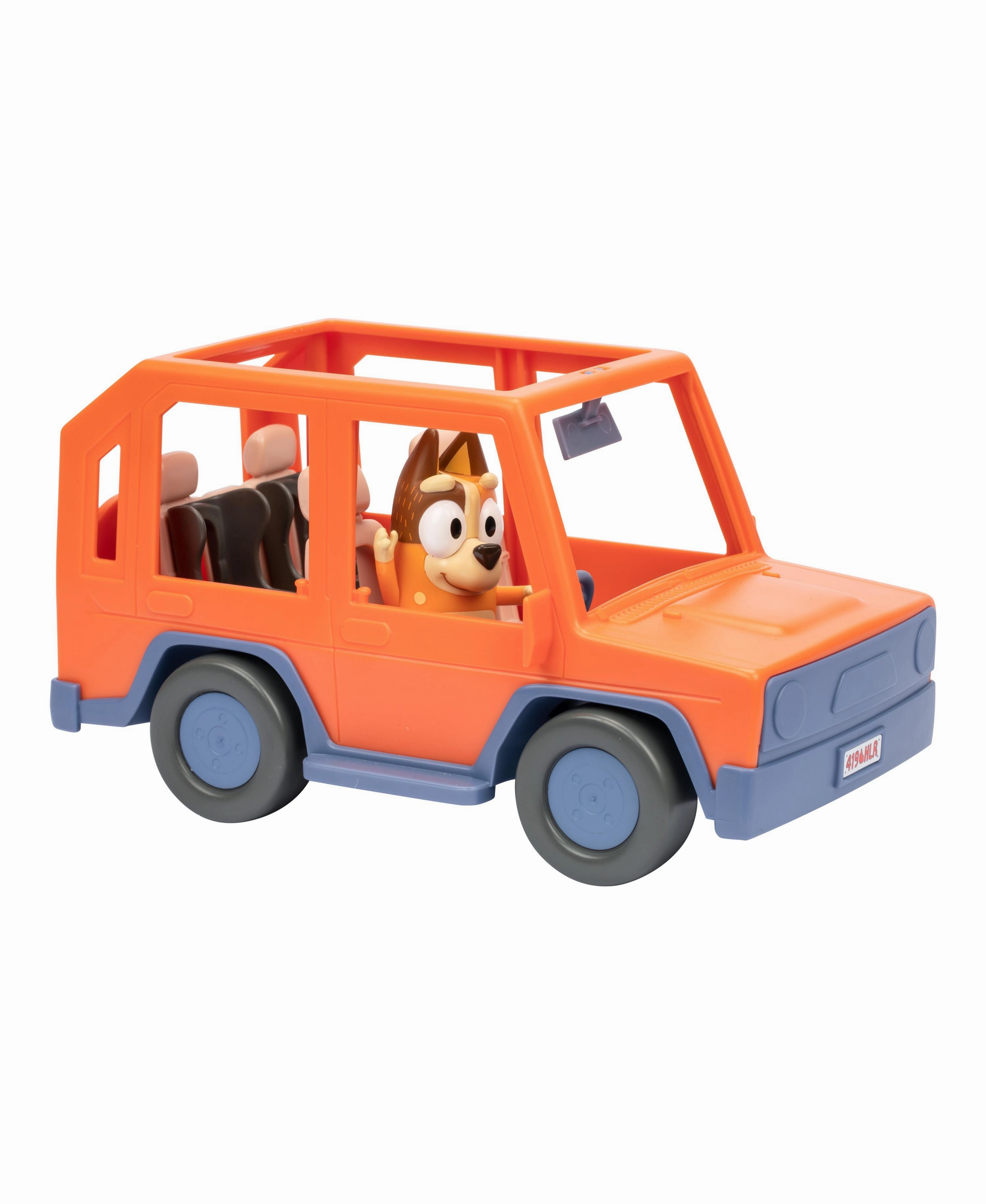 Bluey Heeler Family Road Trip 4WD Vehicle - Articulated Chilli Figure Included