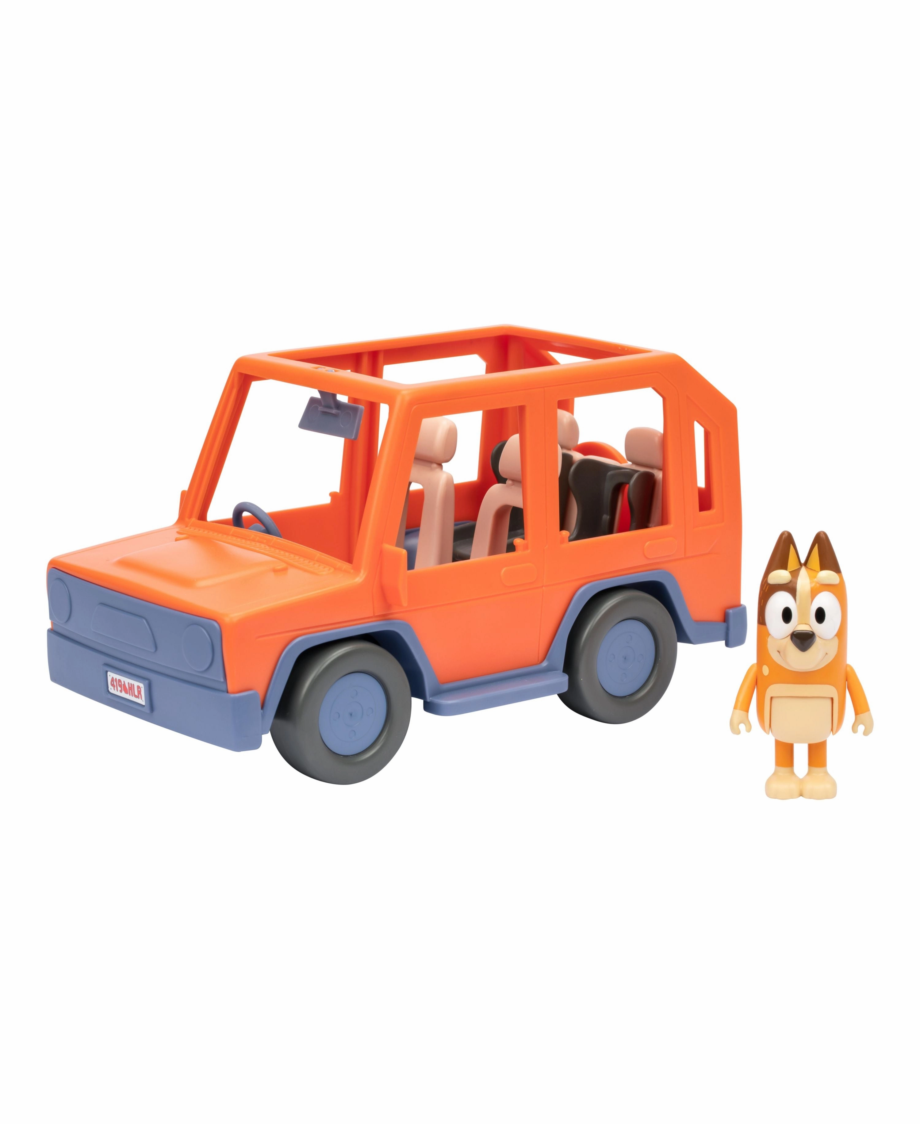 Bluey Heeler Family Road Trip 4WD Vehicle - Articulated Chilli Figure Included