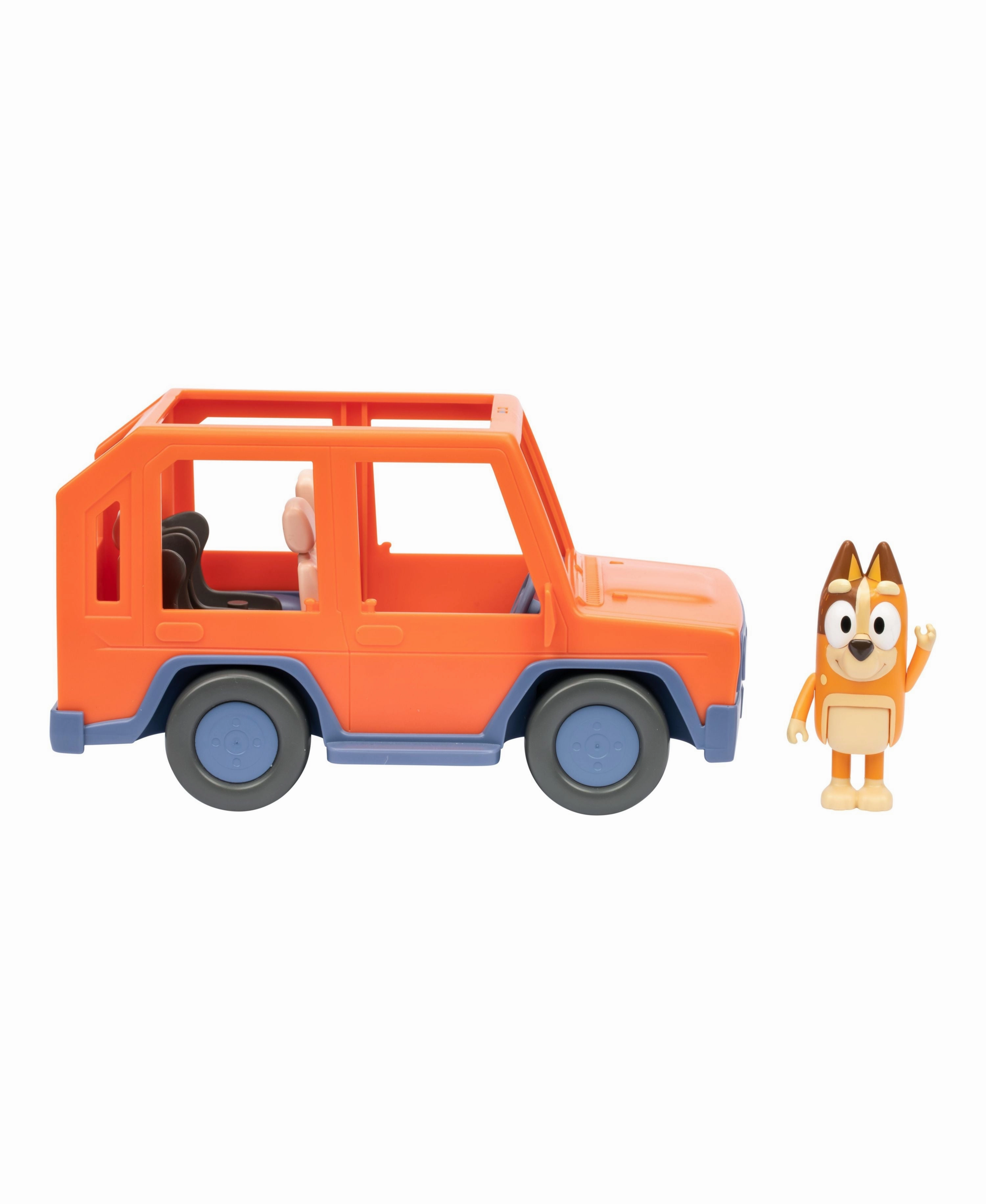 Bluey Heeler Family Road Trip 4WD Vehicle - Articulated Chilli Figure Included