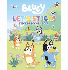 Bluey: Let's Stick!: Sticker Scenes Book [Paperback] Bluey