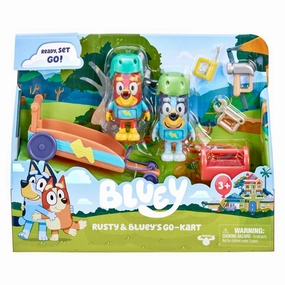 Bluey Vehicle And Figure S7 Rusty & Bluey's Go-Kart