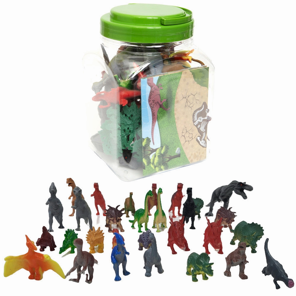 Boley Dinosaur Adventures Play Bucket - 40pc Prehistoric Playset