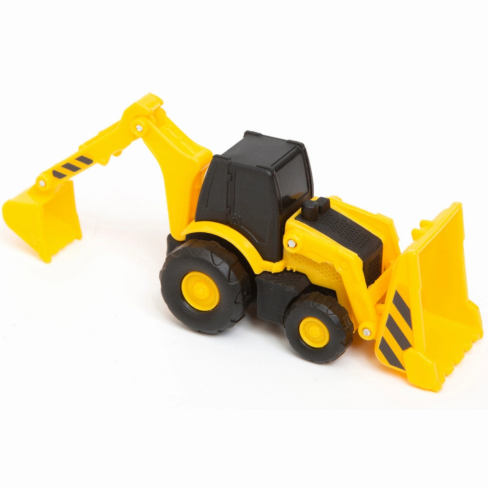 Boley Mini Construction Fleet - 5pk Yellow & Black, Detailed Toy Vehicles Playset