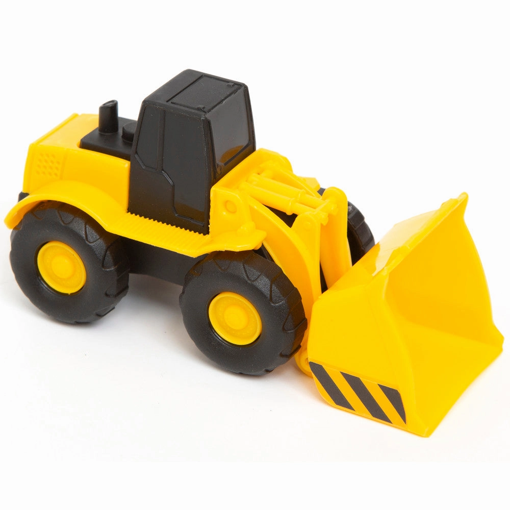 Boley Mini Construction Fleet - 5pk Yellow & Black, Detailed Toy Vehicles Playset